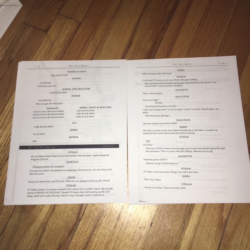 The Full Monty Libretto/Script - Picture 2 of 3